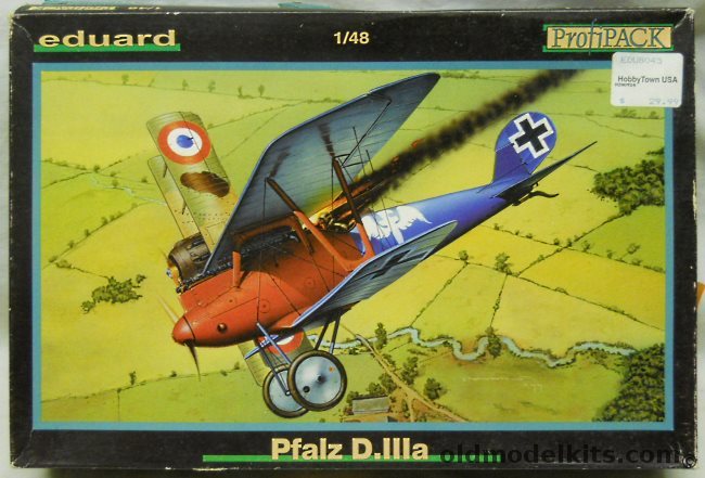 Eduard 1/48 Pfalz D-IIIa Profipack - (DIII), 8045 plastic model kit